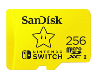 Karta pamięci SANDISK Nintendo Switch microSDXC 256GB, 100/90 MB/s (V30, U3, C10, A1, UHS-1)